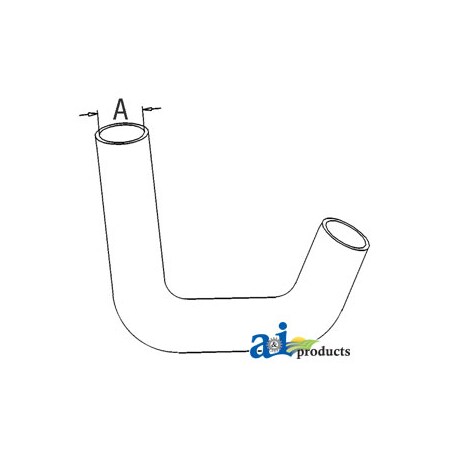 A & I Products Radiator Hose, Bottom 12" x4" x4" A-505617M1